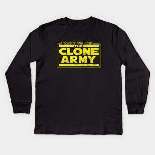 Clone Army Kids Long Sleeve T-Shirt